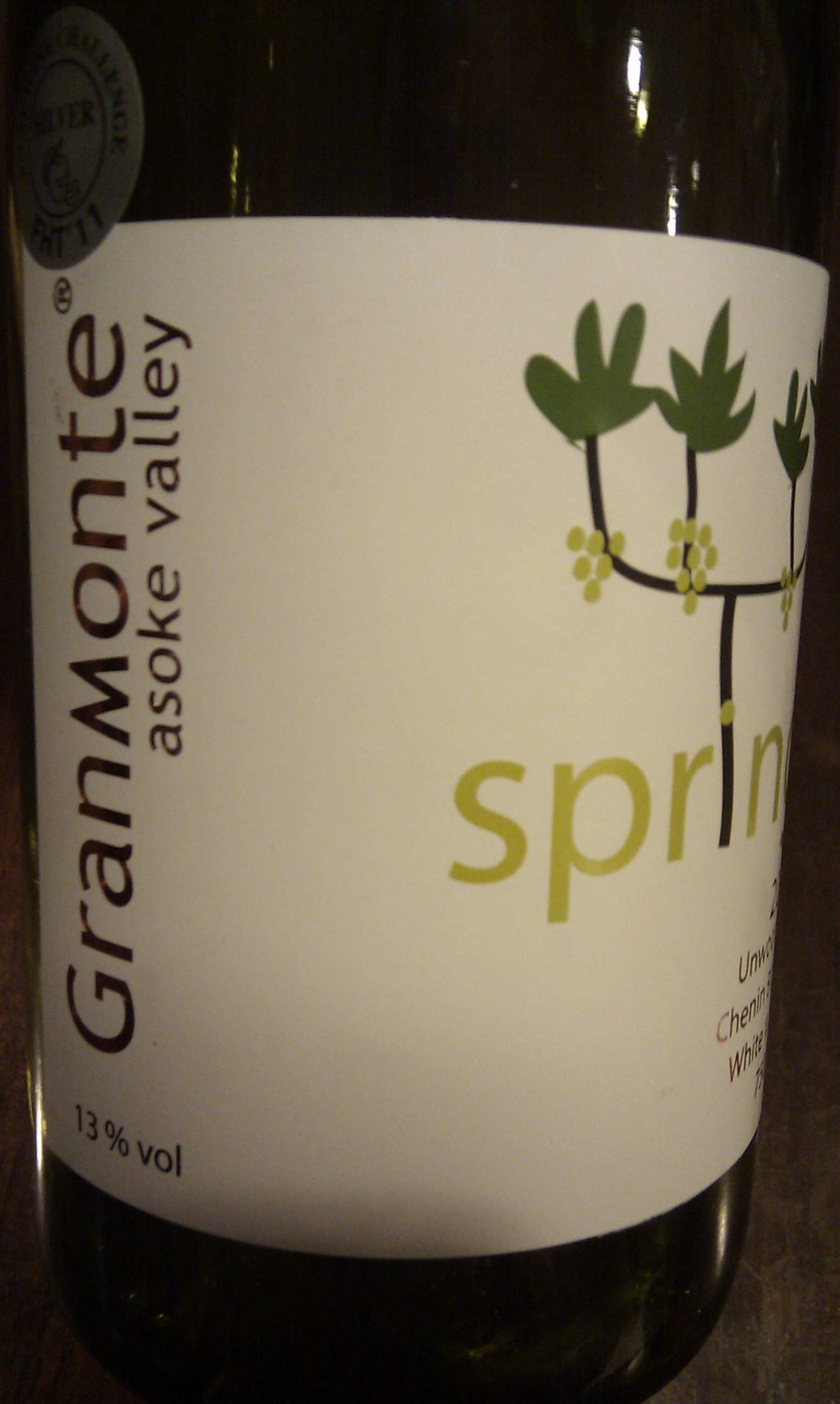 2011 GranMonte 'Spring' Chenin Blanc